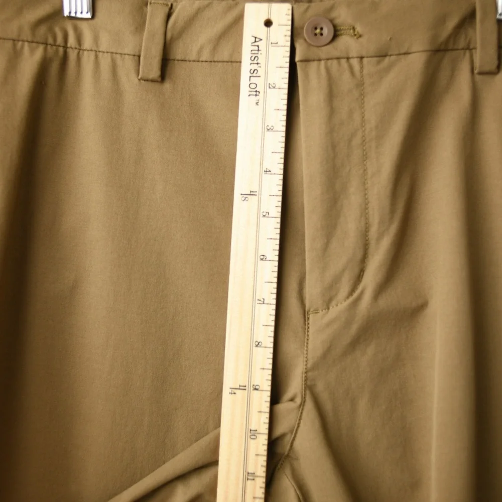 Vineyard Vines On The Go Pant Mens 36x32 Tan Performance Chino Golf Preppy